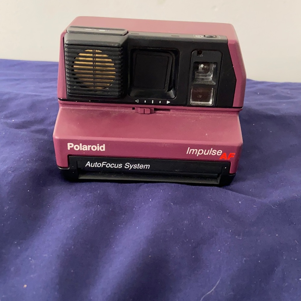 Old vintage Polaroid camera